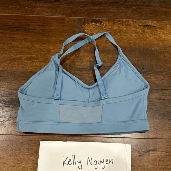 Gymshark ruched bra blue small - Picture 2 of 2